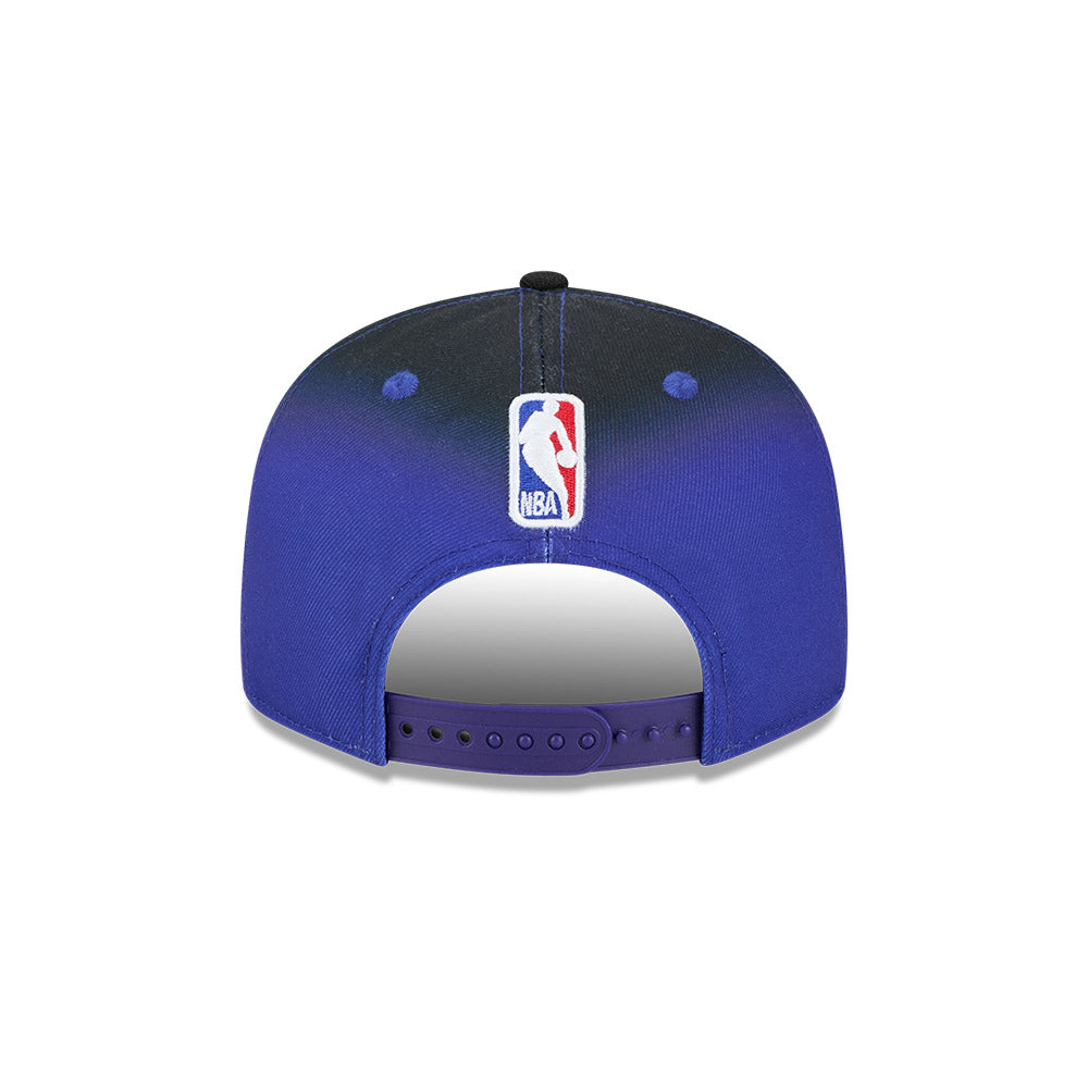 LA Lakers Youth Kids Hat - JR NBA 2024-2025 City Edition Blue Purple 9Fifty Snapback Cap - New Era